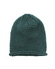 czapki damskie Czapka beanie nerd hipster butelkowa zieleń 1