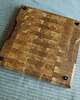 deski do krojenia i tace Dębowa deska do krojenia w stylu End Grain. Sztorcowy blok do krojenia. 9