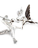 kolczyki srebrne Kolczyki wkrętki - Srebrne kolibry. 1