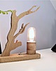 lampy stołowe Lampka nocna z litego drewna, drzewko 5