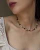 korale Choker z Kamieni Naturalnych Kryształ Górski Stal Szlachetna Naszyjnik Boho 2