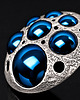 wisiory Efektowny, srebrny wisiorek DRAGON SKIN 5