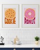 plakaty Plakat Cookie i Donut - zestaw dwóch plakatów 2