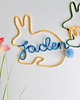 pokój dziecka - różne Personalizowany wielkanocny królik z imieniem dekoracja ścienna pokoj dziecka 1