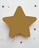 lampy do pokoju dziecka Drewniana lampka nocna gwiazdka Pola Gold 1
