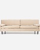 sofy i szezlongi Sofa HELSINKI beżowy welur, skandynawski design 1