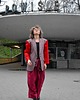 spodnie materiałowe damskie Spodnie Crimson Luxe 3