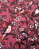 sukienki mini damskie Bordowa KOSZULA oversize/szmizjerka, autorski print kwiatowy 100% wiskoza 5
