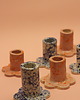 świeczniki i świece Świecznik ceramiczny w kropki 1