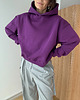 bluza z kapturem damska Bluza Soho royal purple z kapturem 4