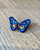 broszki Motyl niebieski - ręcznie haftowana broszka 4