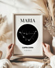 grafiki i ilustracje PLAKAT Twój znak zodiaku gwiazdozbiór astrologia 1