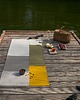 koce i narzuty THE RELAXATION MAT - multifunkcjonalna pomarańczowo-różowa mata patchworkowa 5
