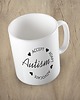 kubki Kolorowy kubek z hasłem AUTISM - ACCEPT, ADAPT, ADVOCATE  - mix kolorów 1
