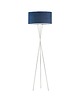 lampy podłogowe Czarna lampa podłogowa do salonu na 3 nogach PARYŻ VELUR 8