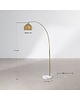 lampy podłogowe Lampa Podłogowa Lampa Metalowa Oro 170 cm 3