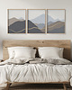 plakaty Abstrakcyjne, minimalistyczne plakaty z wizerunkiem gór, zestaw/tryptyk. 3