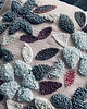 poduszki plecione Poduszka kwiaty punch needle boho natural 1