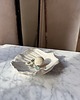 pojemniki na biżuterię Podstawka na Biżuterię Palo Santo Ceramiczna Muszelka Mleczna Biel 3