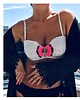 stroje kąpielowe i kostiumy kąpielowe damskie Brosza Mega Pink! Intensywny róż! 4