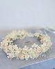 wianki komunijne Kremowy wianek na głowę - hortensja i różyczki 2