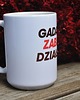 kubki Gadanie zabija działania, kubek do pracy 2