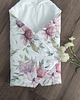 śpiwory i rożki niemowlęce Bawełniany rożek niemowlęcy 75x75cm - begonie 1
