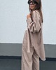 koszule damskie  Koszula Calm oversize Taupe 7