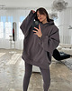 bluza bez kaptura damska Bluza Patchouli cacao kaptur 2