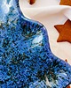 dekoracje świąteczne Talerz ceramiczny choinka Gwieździste niebo 3