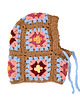 czapki damskie Balaclava alpaka  i jedwab handmade, ręcznie szydełkowana zimowa kominiarka 1