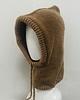 czapki damskie Balaclava oversize kominiarka kaptur zamiast czapki z merino camel 5