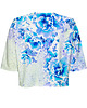 t-shirt damskie DR.CROW T-shirt Krótki CROP Beautiful Flowers 1
