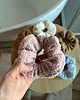 gumki do włosów Miękka, puszysta gumka do włosów scrunchie BLADORÓŻOWA 7