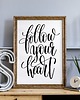 plakaty Plakat Follow your heart  1