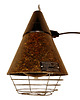 lampy wiszące Industrialna lampa wisząca, grzewcza, Narva Leuchen, Niemcy, lata 70. 6