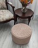 pufy do siedzenia Puf ze sznurka bawełnianego 40cmx20cm 2