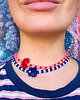 chokery Choker Krab - Błękit 4