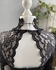 chokery Czarny choker/kolia Wiktoriańska z piękną czerwoną ozdobą 3