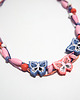 korale Korale róż i niebieski - Motyle -  drewniane, krótkie 1