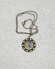 wisiory 6739 długi naszyjnik z wisiorkiem; wisiorek mandala; kolorowa mandala 5