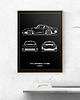 plakaty Plakat Legendy Motoryzacji - Porsche 959 1