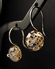 kolczyki swarovski Kolczyki Swarovski BRILLIANT - Golden Shadow Rondelles 1