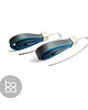 kolczyki wire wrapping Wstążki folk kolczyki 4