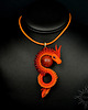 wisiory Cavrenos II, wisior ze smokiem, beading 2