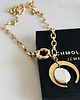 złote naszyjniki Naszyjnik łańcuszek Księżyc 5