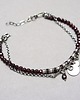 bransoletki wire wrapping Garnet vol. 3 - bransoletka 3