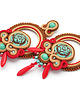 kolczyki soutache Jesienne boho kolczyki 4 2