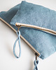 kosmetyczki Lniana kosmetyczka DUSTY BLUE 3