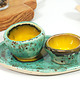 miski i misy Jajecznik ceramiczny - zestaw podstawka, jajecznik, miseczka na sól 1